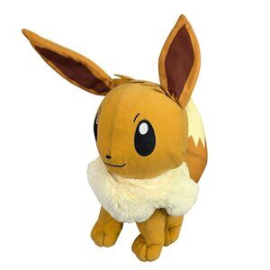 Eevee Plush Pokémon 2022 Official Nintendo Collectible Toy 17" Tall